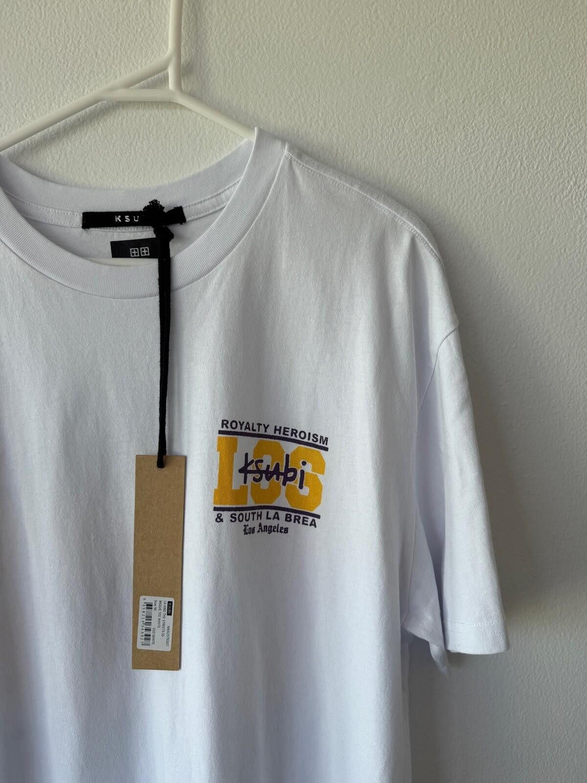 Ksubi new ksubi tee t-shirt mens medium m LA biggie white Size US M / EU 48-50 / 2 - 3 Thumbnail