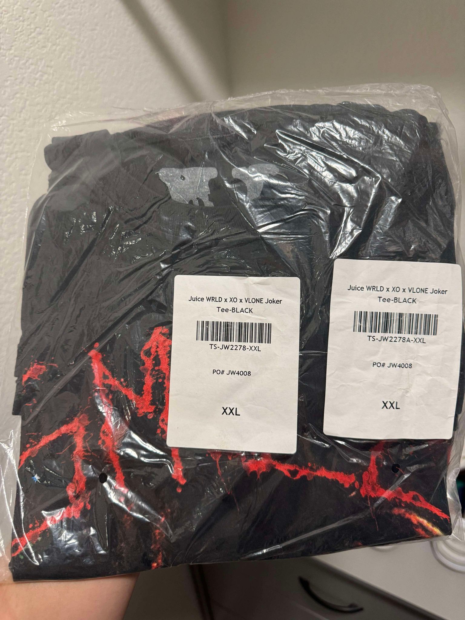 999 Club × Vlone × XO Juice WRLD XO Vlone Joker Tee Size US XXL / EU 58 / 5 - 2 Thumbnail