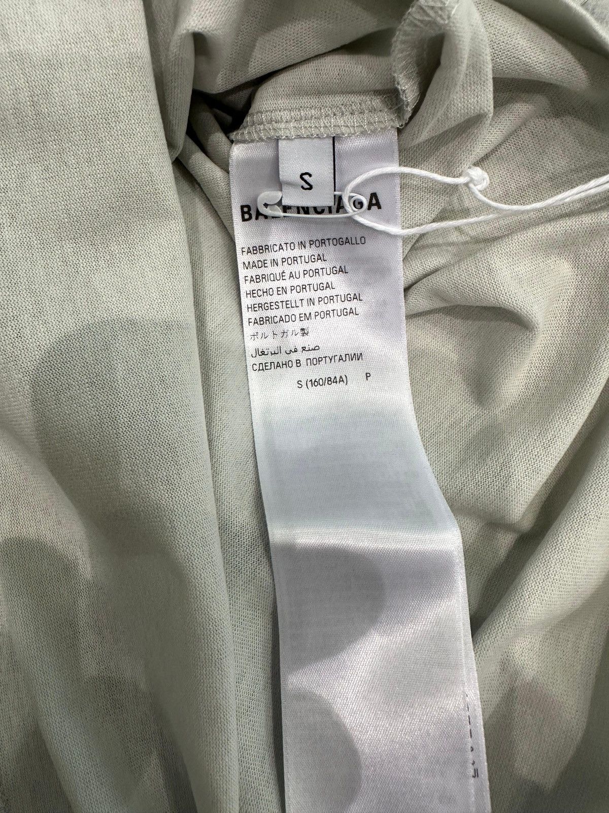 Balenciaga BALENCIAGA - Boxy T-shirt Lamborghini Dirty White Size US S / EU 44-46 / 1 - 3 Thumbnail