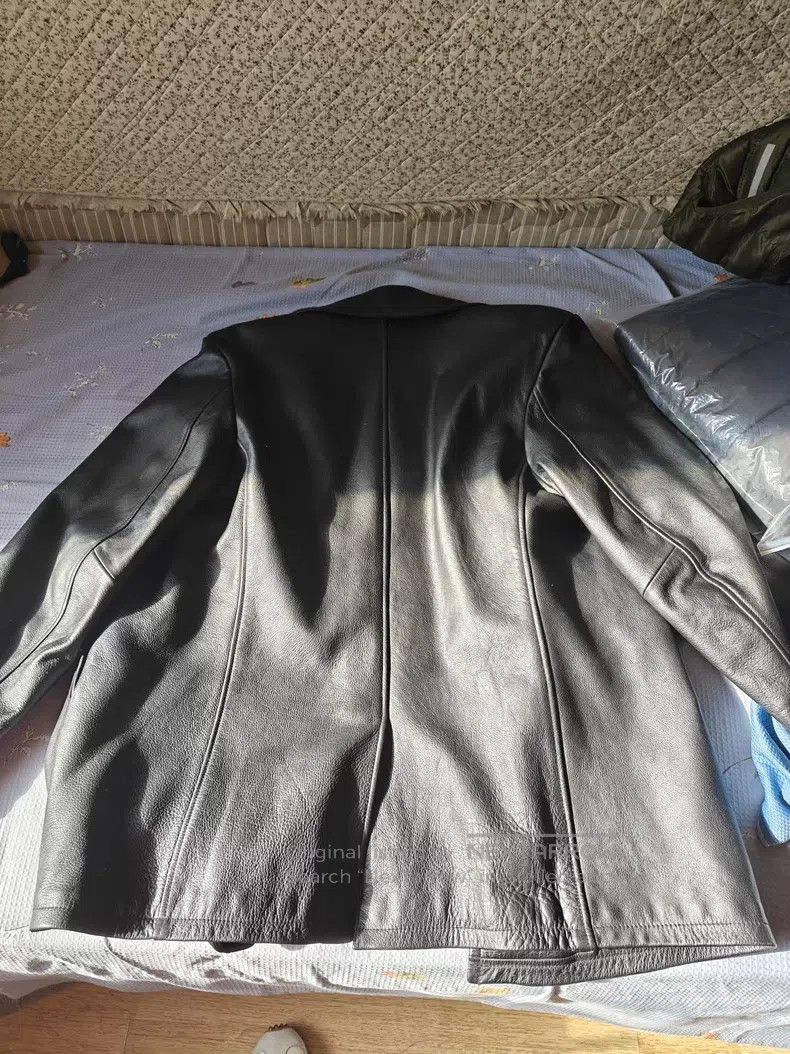 Schott Schott Navy 740 Leather Coat Size US XS / EU 42 / 0 - 3 Thumbnail