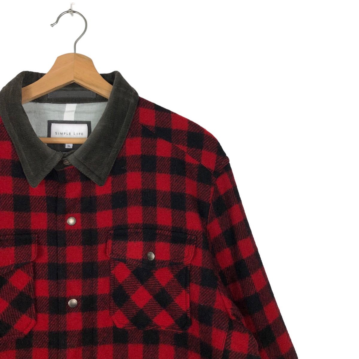 Japanese Brand 🔥90’s Vintage Survival Jacket Woolrich Japan Tartan Design Size US L / EU 52-54 / 3 - 6 Thumbnail
