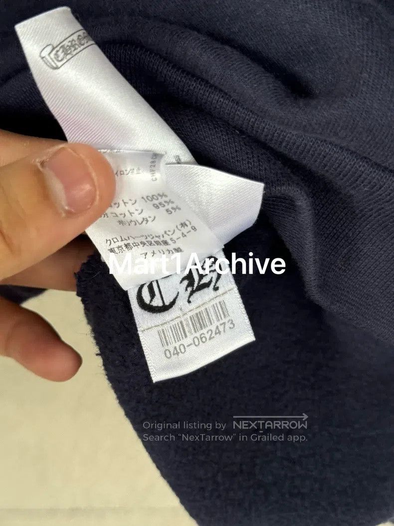 Other CHROME HEARTS Navy blue horse hoof vine hoodie Size US M / EU 48-50 / 2 - 9 Thumbnail