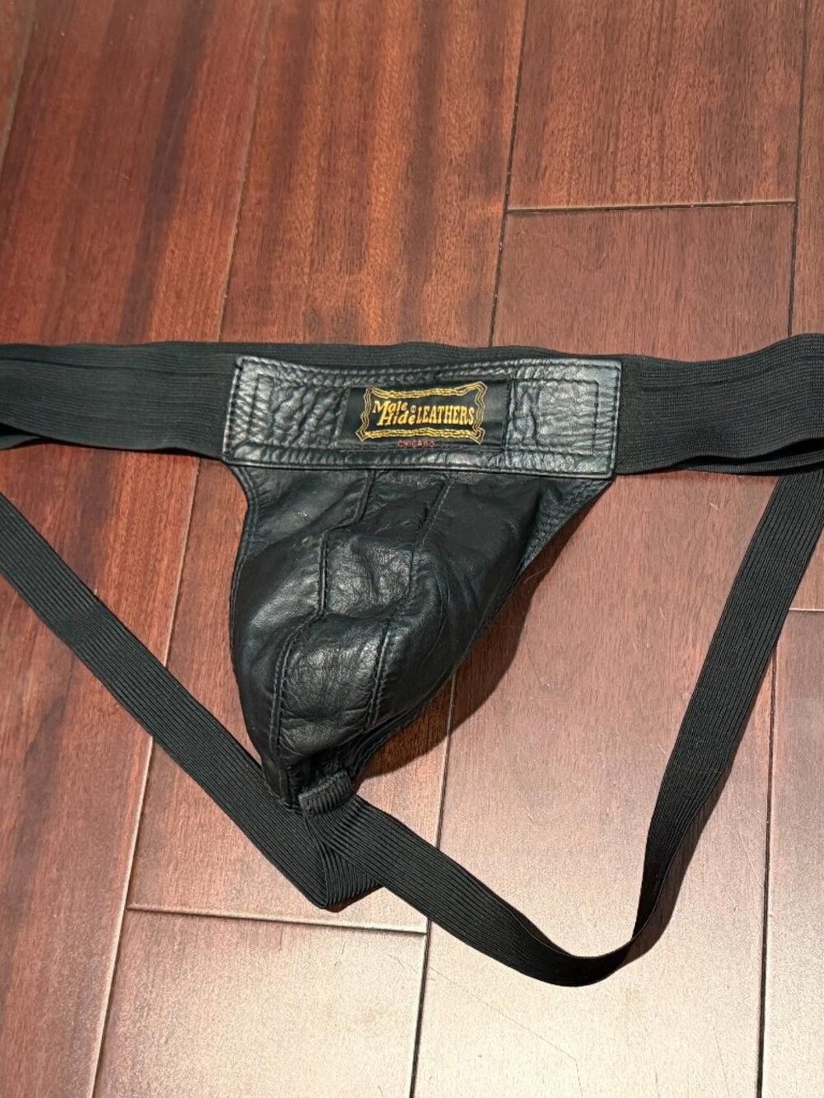 Other Male hide Leathers Chicago Men’s Leather Jockstrap Vintage Size ONE SIZE - 1 Thumbnail