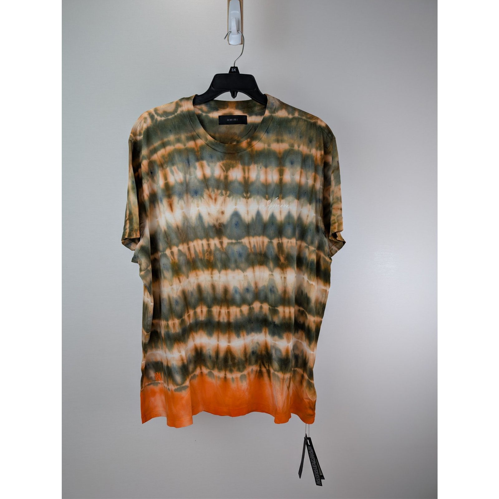 Amiri o1rshd1 3XL Tie Dye Tee T-Shirt in Orange Size US XXL / EU 58 / 5 - 1 Thumbnail