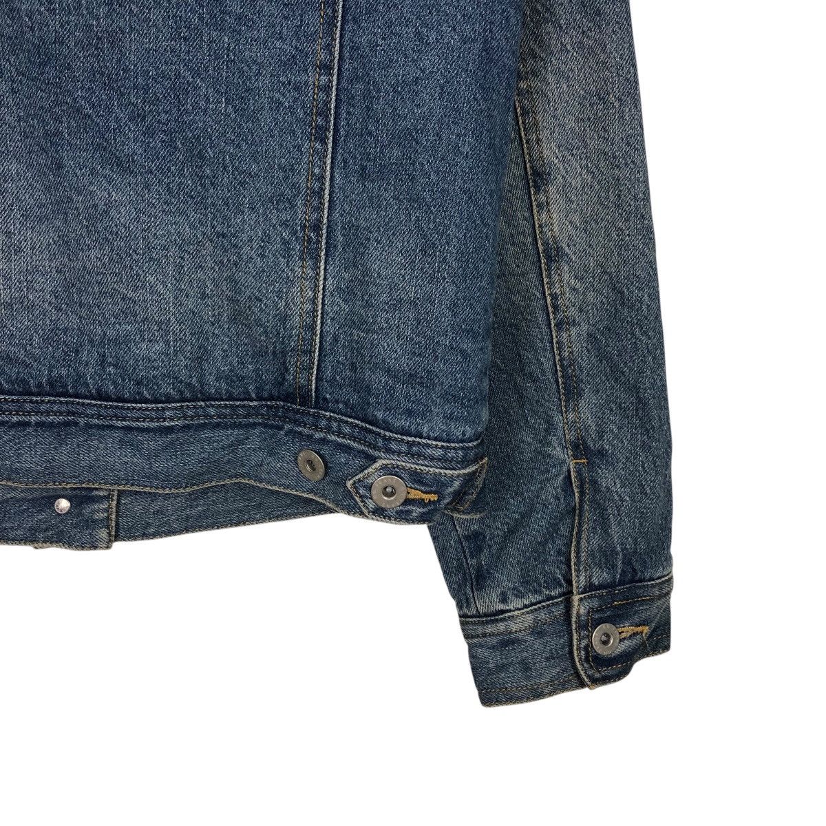 Japanese Brand 📌Vintage Trucker Denim Jacket Blanket GU Japan Issey Miyake Size US S / EU 44-46 / 1 - 11 Thumbnail
