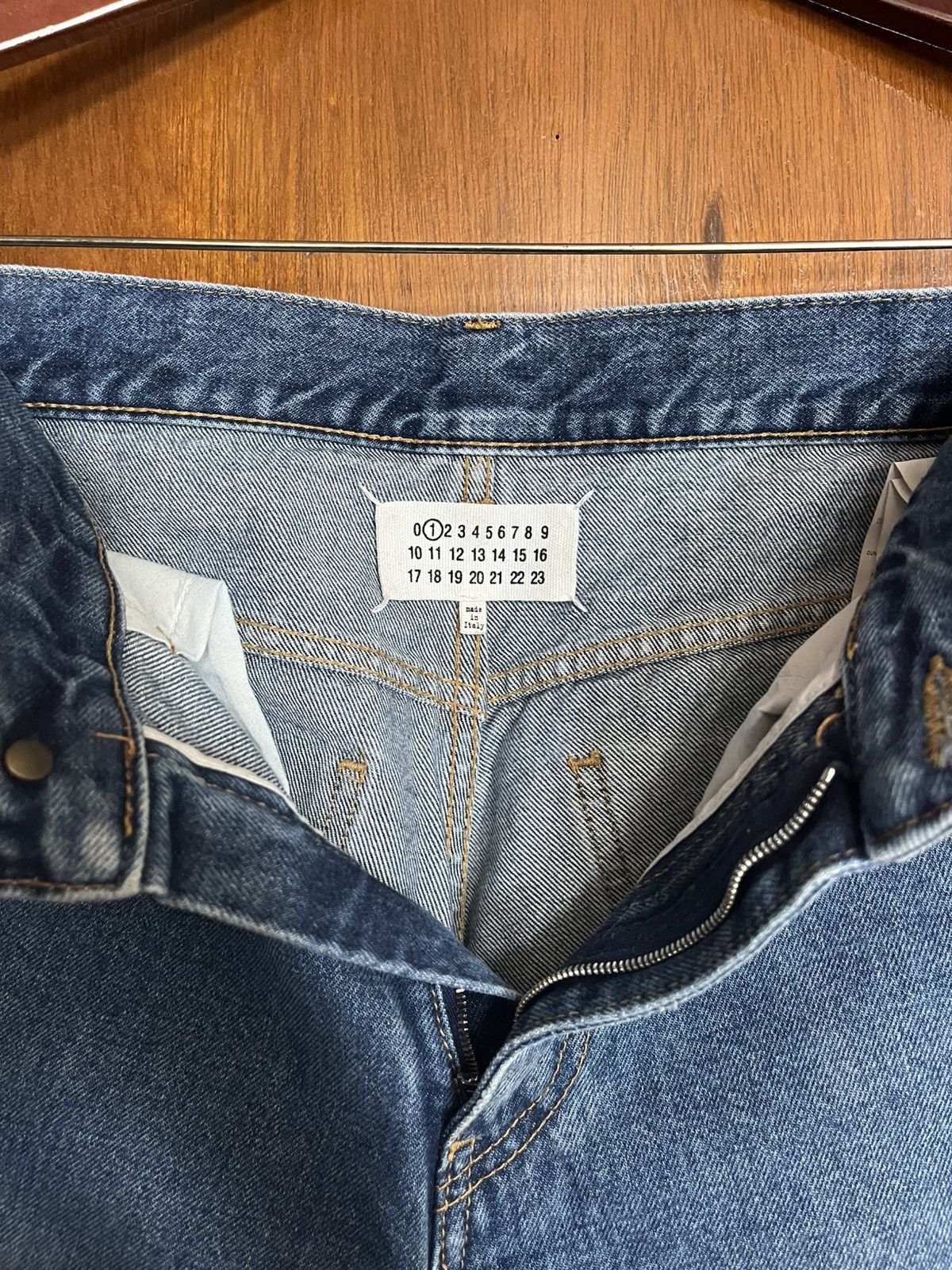 Maison Margiela Maison Margiela Straight Leg Blue Five Pocket Jeans Size 27" / US 4 / IT 40 - 3 Thumbnail