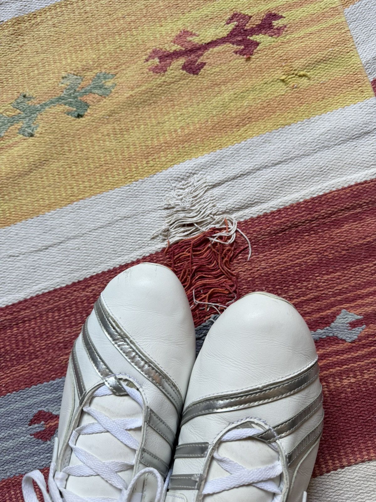 Vintage Vintage Women’s 2010 Adidas Darinca y2k Low Leather Sneakers Size US 10 / IT 40 - 8 Thumbnail