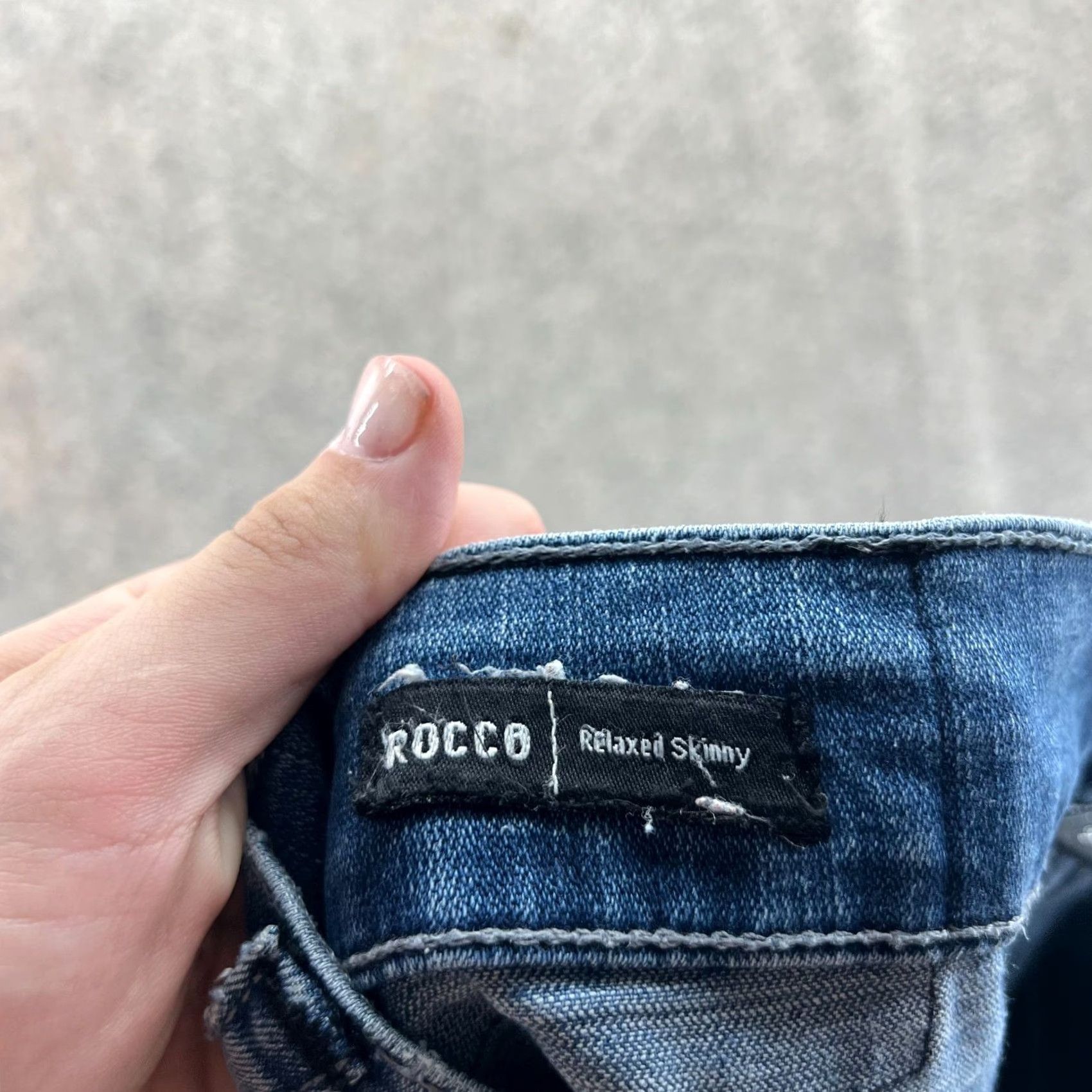 True Religion VINTAGE True Religion Jeans Mens 30 Blue Denim Washed Relaxed Skinny Rocco Ripped Jeans Boys? Size US 30 / EU 46 - 5 Thumbnail