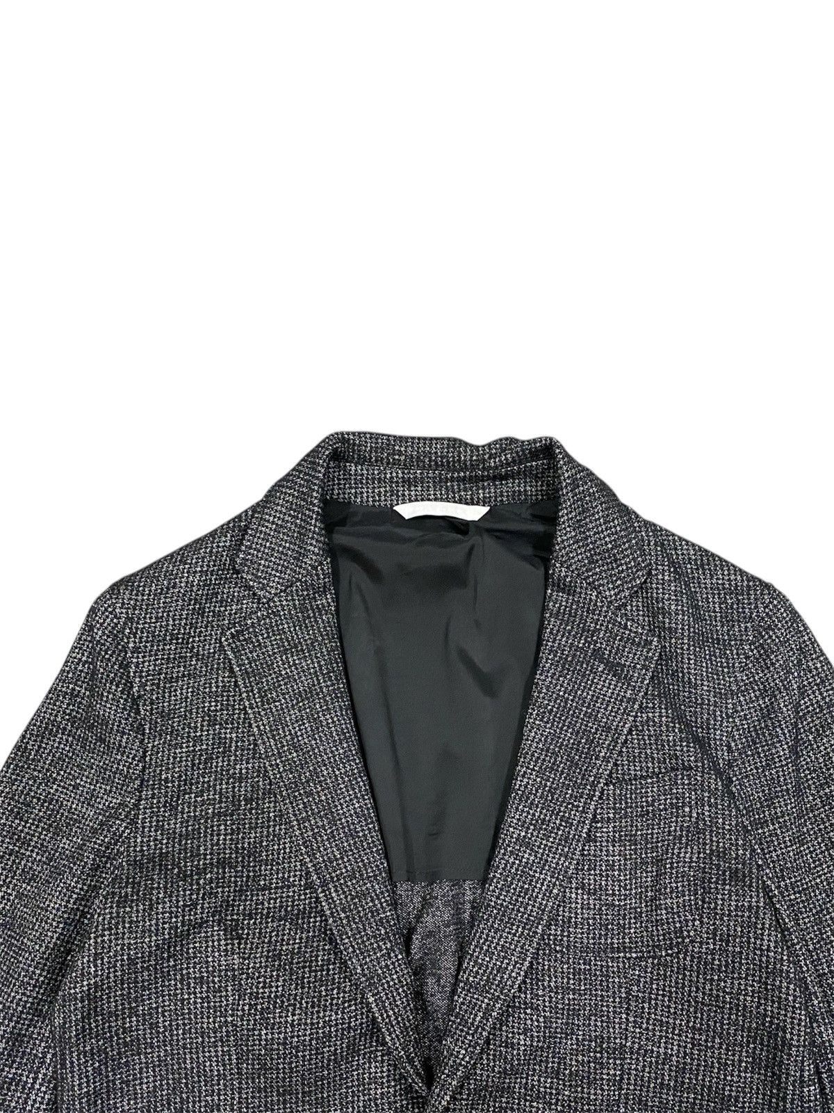 Armani Collezioni Armani Collezioni Textured Wool Blend Knit Blazer Jacket Size US L / EU 52-54 / 3 - 4 Thumbnail