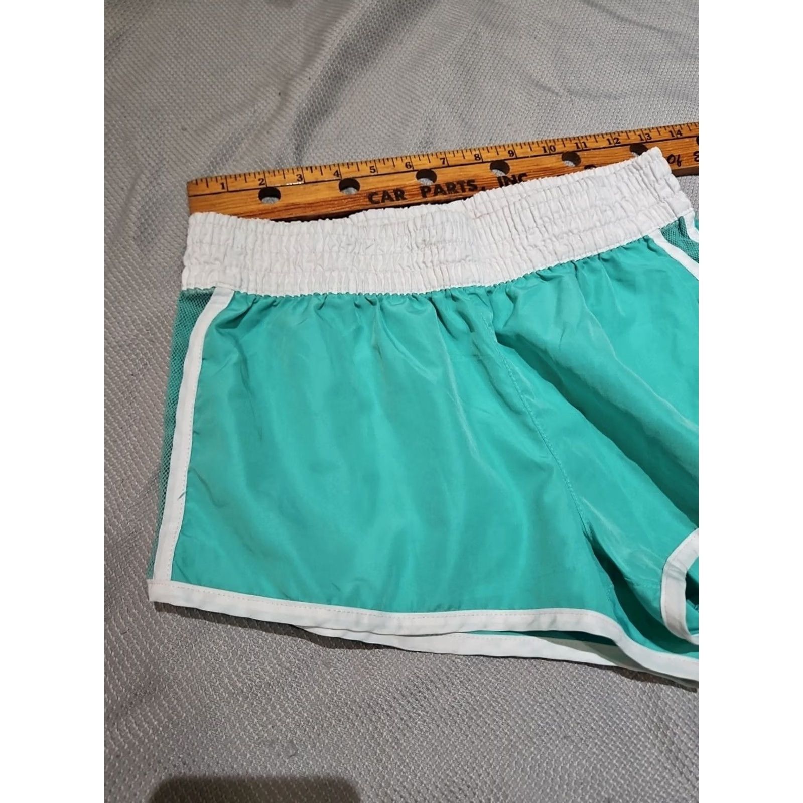 Ocean Pacific OP Ocean Pacific Short Womens Small Green Teal Pull On Active Casual Pant Size 28" / US 6 / IT 42 - 4 Thumbnail