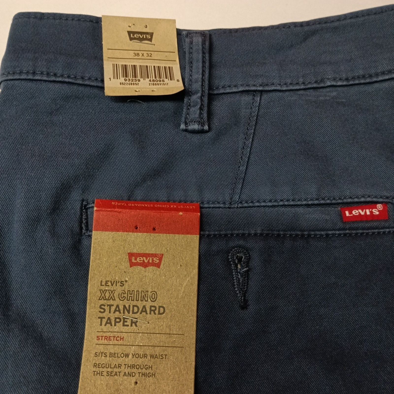 Levi's Levi's XX Standard Taper Chino Pants Men's Size 38x32 Blue Size US 38 / EU 54 - 2 Thumbnail