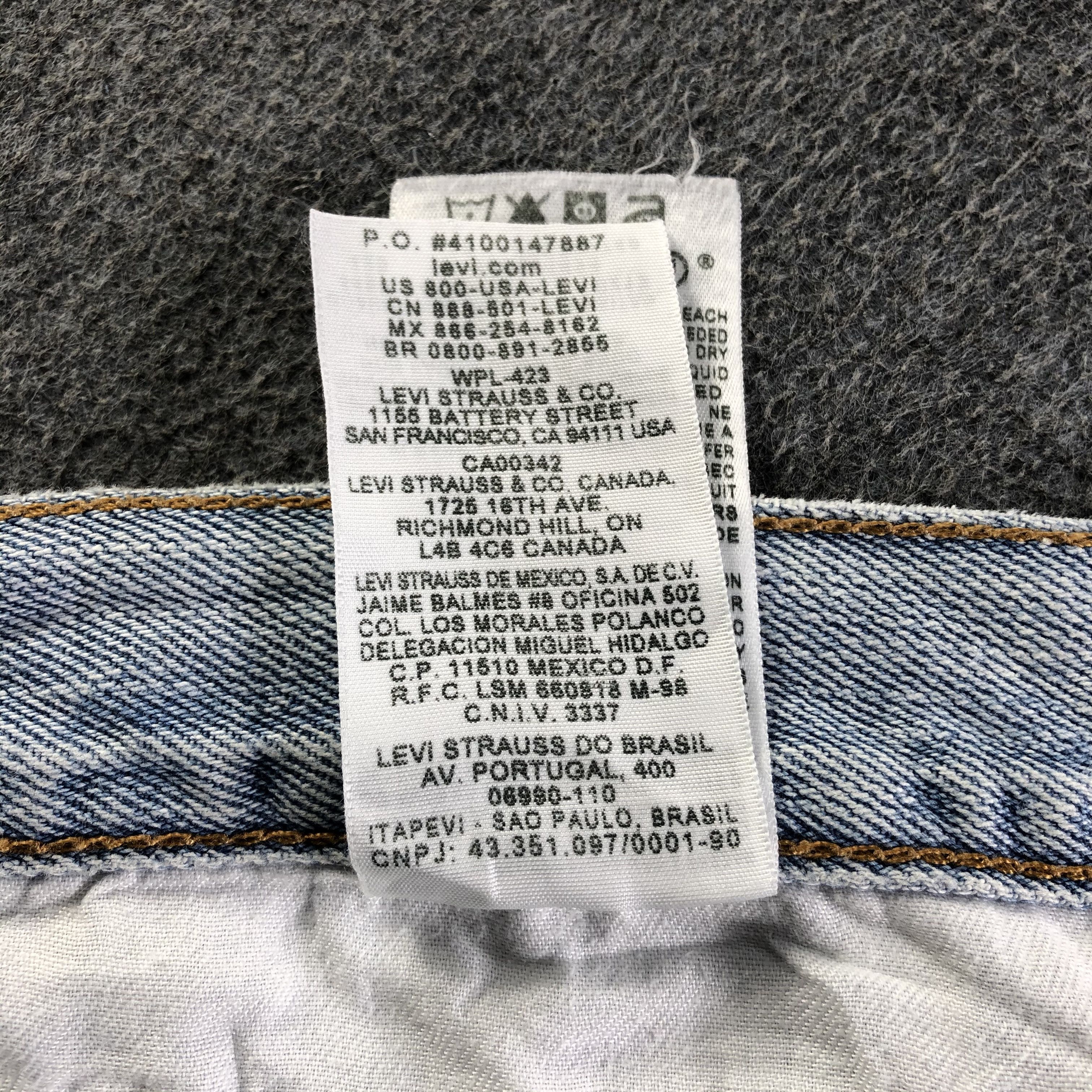 Levi's Vintage Light Wash Levis 505 Jeans-J4253 Size US 40 / EU 56 - 13 Thumbnail