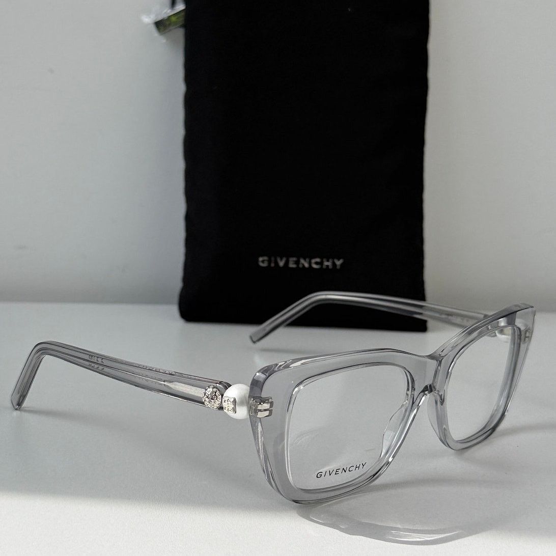 Givenchy NEW Givenchy GV50047I Cat Eye Pearl Crystal Grey Frames Size ONE SIZE - 1 Thumbnail