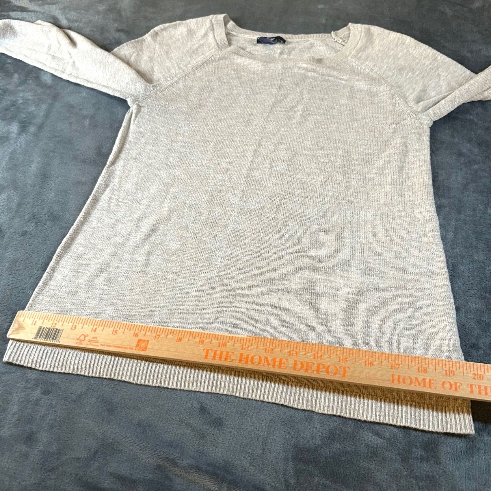 Gap Gap Knit Sweater Tunic Top Long Sleeve Beige Womens Medium Size M / US 6-8 / IT 42-44 - 6 Thumbnail