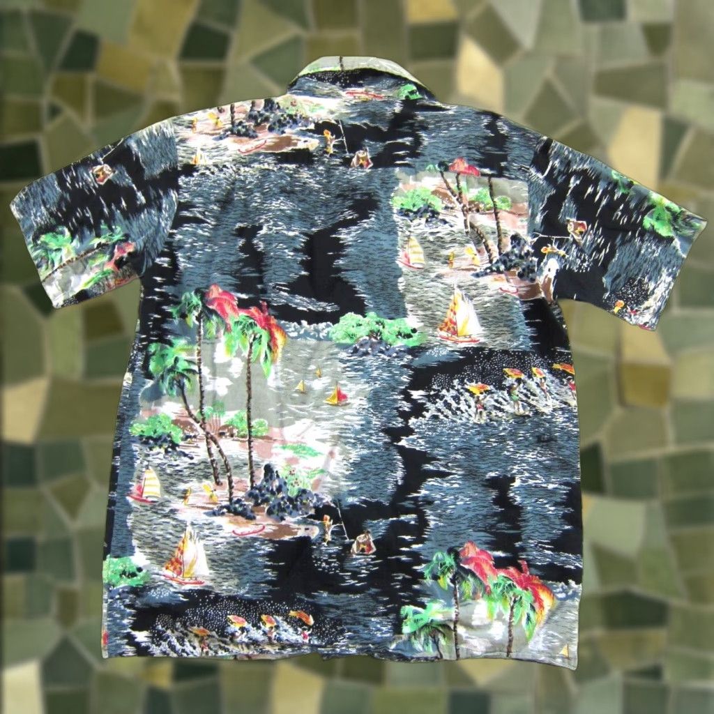 Pop Trading Company Maui Trading Company Cotton Floral Button Down Short Sleeve Hawaiian Shirt Large Size US L / EU 52-54 / 3 - 1 Thumbnail