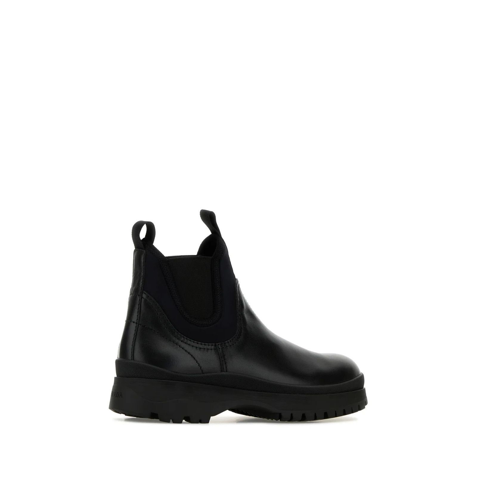 Prada PRADA Black Leather Ankle Boots New And Authentic (Men's siz Size US 6 / EU 39 - 3 Thumbnail