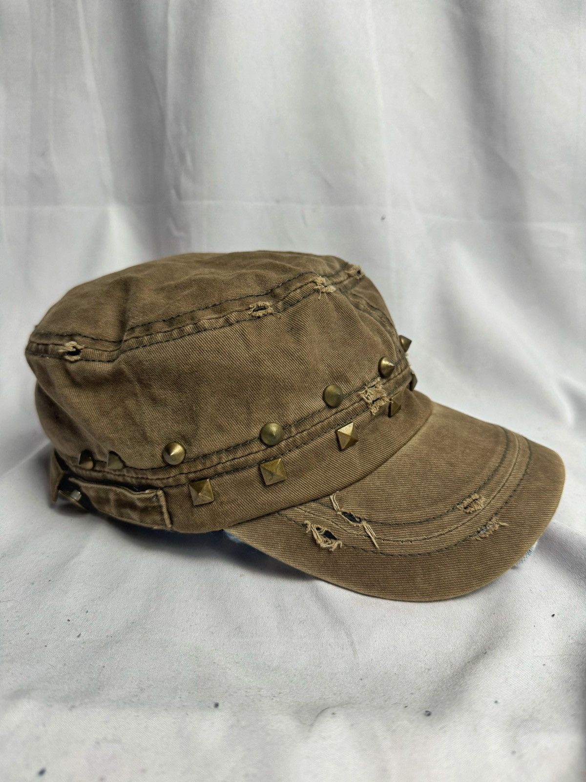 Hysteric Glamour × If Six Was Nine × Japanese Brand Commando Studded Hats Distressed Japanese Style Size ONE SIZE - 3 Thumbnail