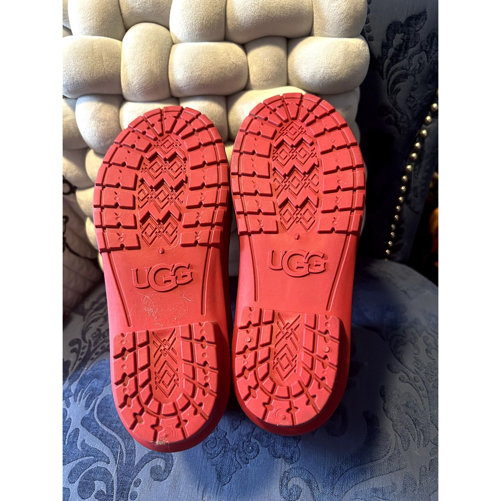 Ugg UGG Red Chelsea Rubber Rain Boots size 8/EU 39 Size US 8 / IT 38 - 7 Thumbnail