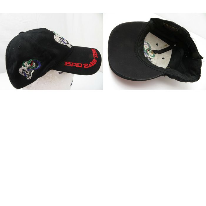 Bones Bad 2 Da Bone Snake Skulls Adjustable Adult Cap Hat | Grailed