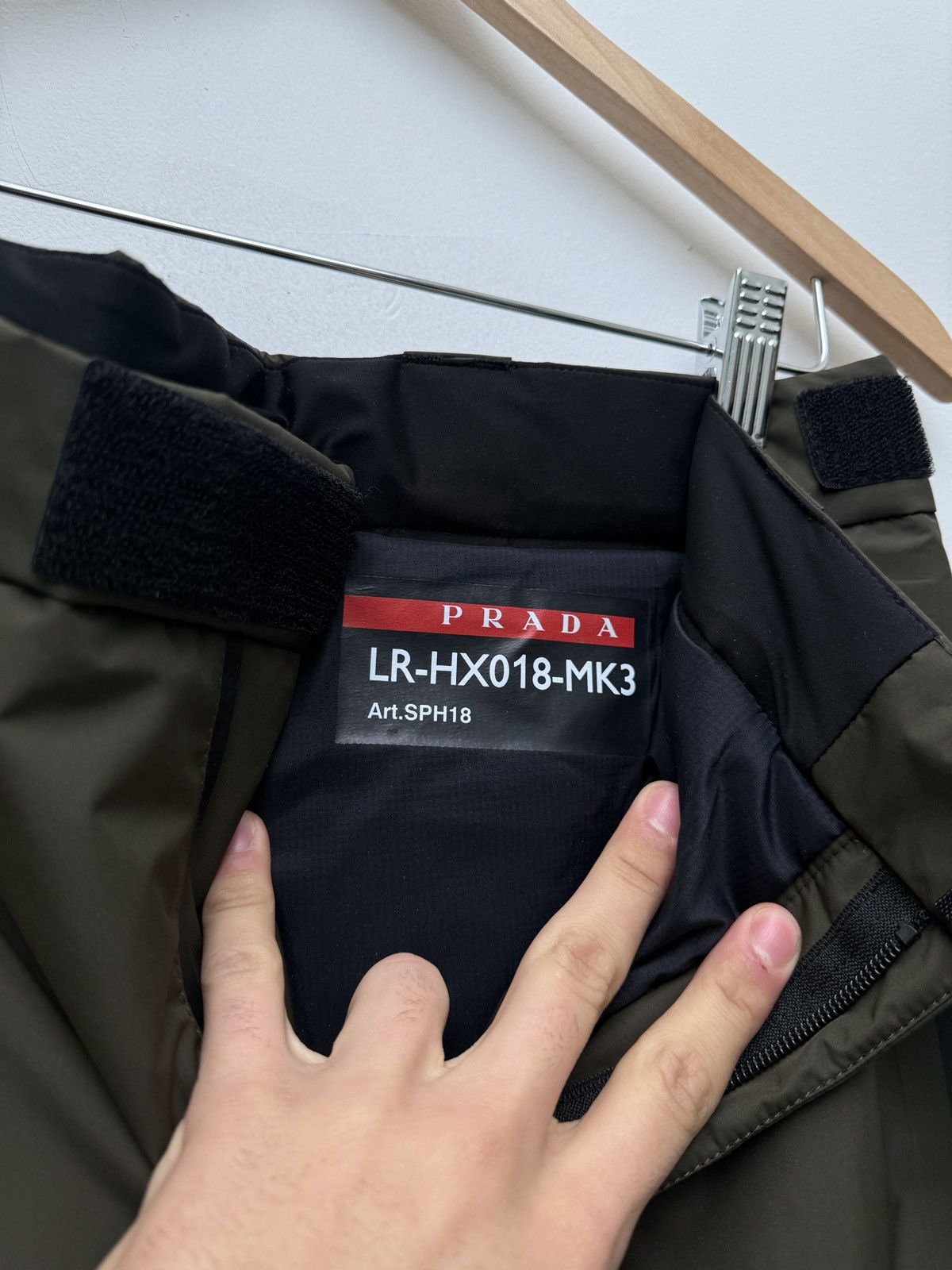 Prada New Prada Ski Tech Puffer Pants Olive Size US 33 - 10 Thumbnail