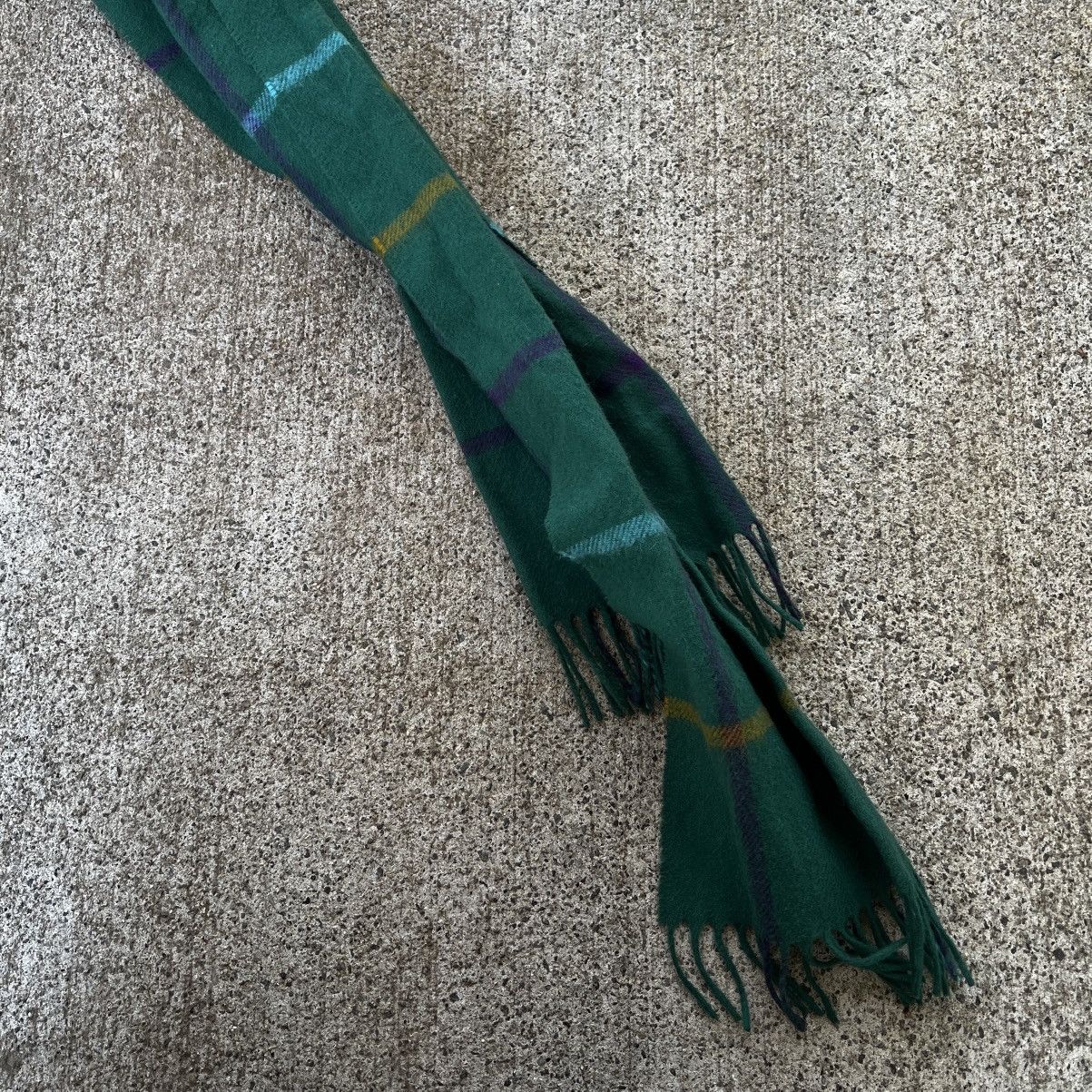Vintage Vintage 100% Lamb Wool Scarf Made In Germany 90’s Size ONE SIZE - 4 Thumbnail