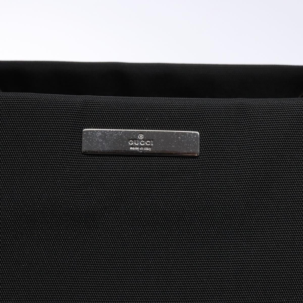 Gucci GUCCI Bamboo Hand Bag Nylon Black Silver 002 002 Size ONE SIZE - 15 Thumbnail