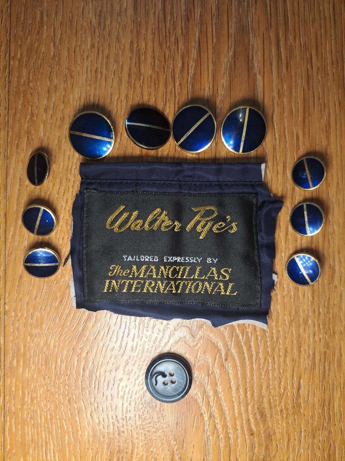 Other Walter Pyes Double Breasted Blazer Gold Blue Buttons 11 Pcs Size ONE SIZE - 1 Preview