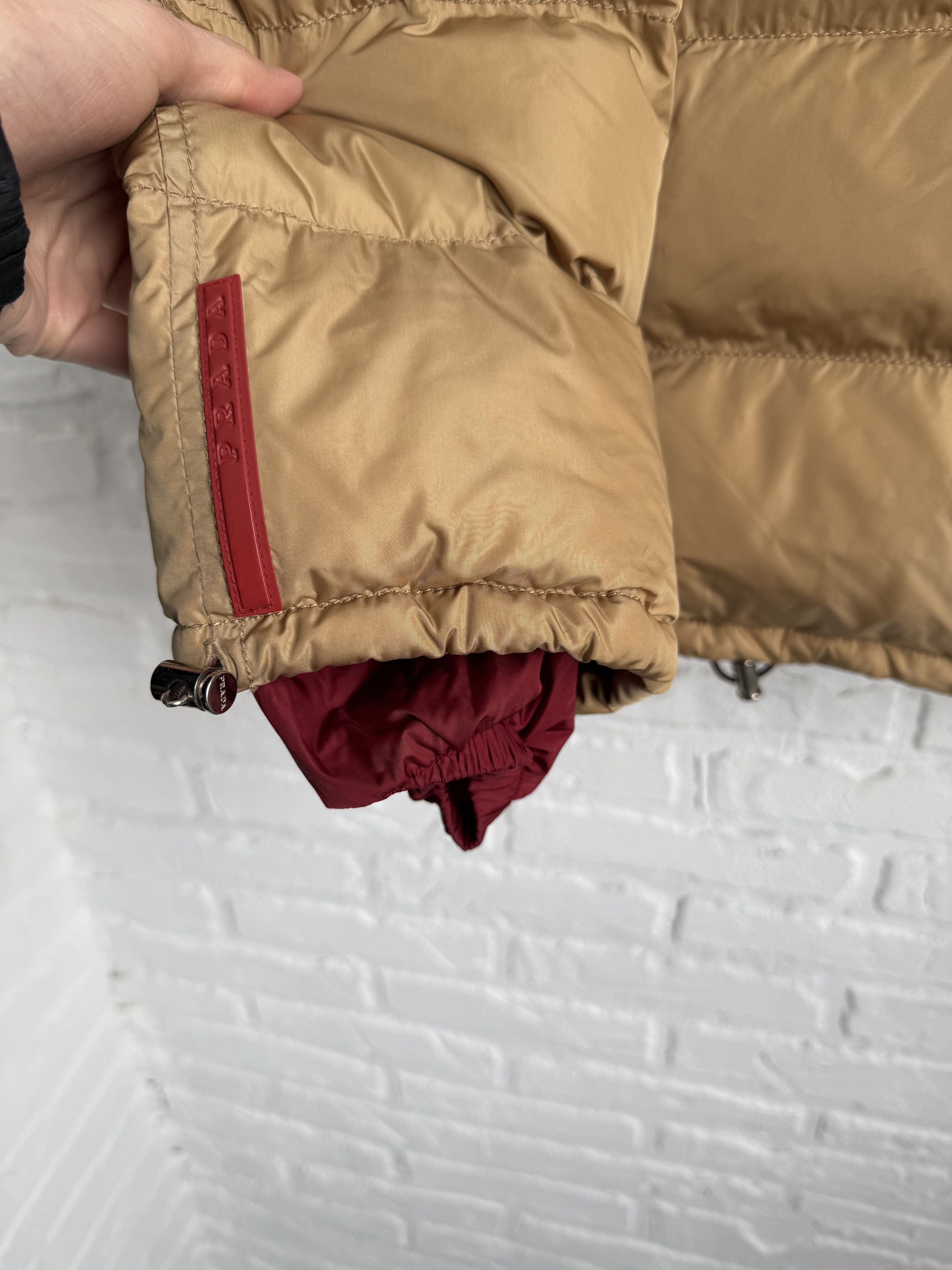 Prada Vintage Prada Sport gold puffer down jacket Size US M / EU 48-50 / 2 - 9 Thumbnail