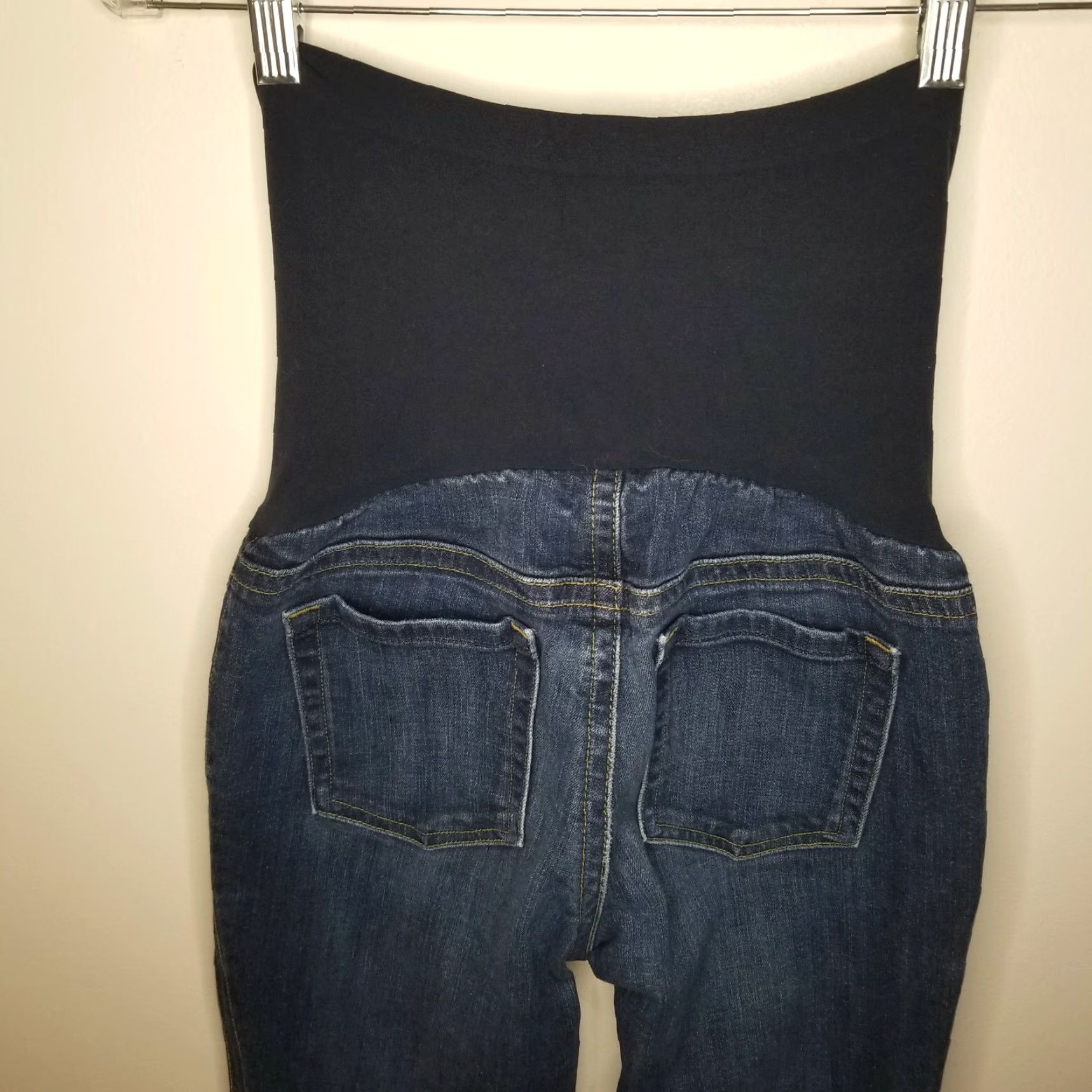 Vintage A Pea In The Pod Jeans Womens Maternity Bootcut Blue XS Size 26" / US 2 / IT 38 - 5 Thumbnail