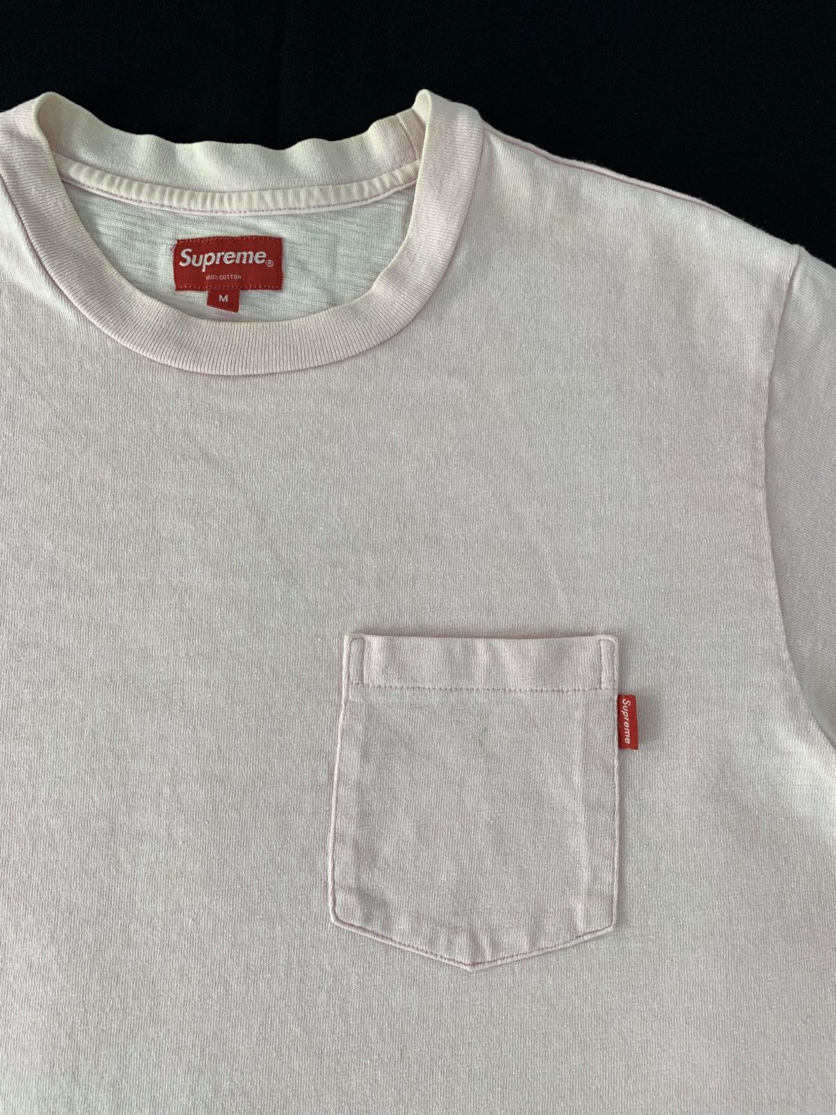 Supreme Supreme Plain SS18 Single Pocket Purple Printed T-shirt Size US L / EU 52-54 / 3 - 4 Thumbnail
