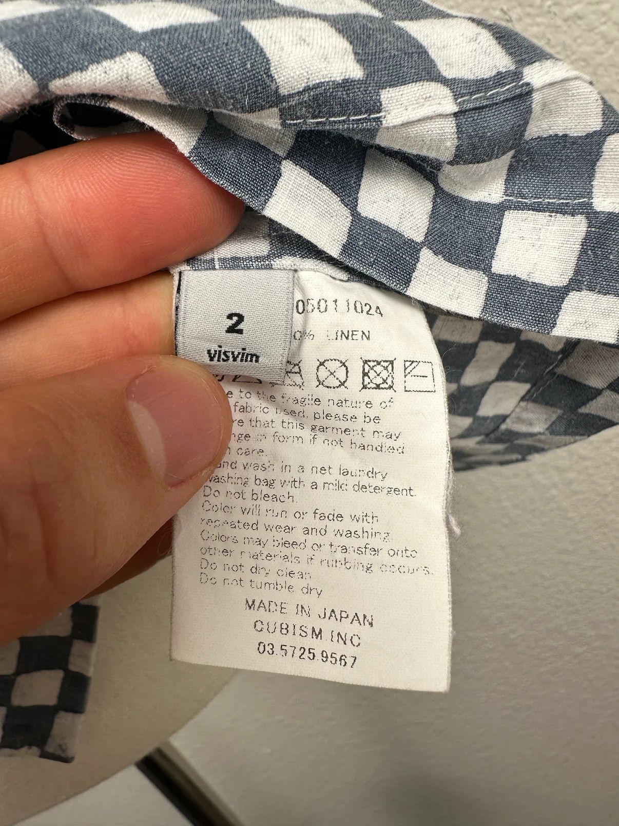 Visvim SS16 Duke Shirt S/S Checkerboard (N.D.) Size US M / EU 48-50 / 2 - 7 Thumbnail