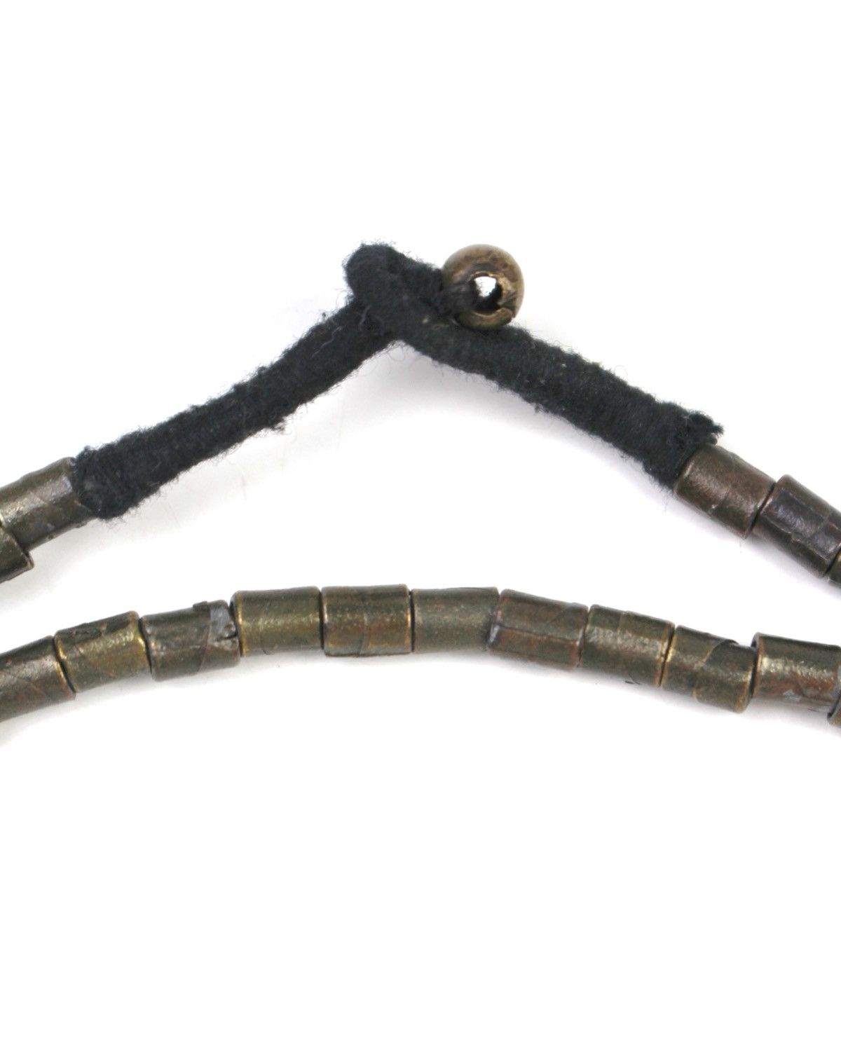 If Six Was Nine 1990S JAPANESE MADE BRASS CYLINDER BEAD NECKLACE Size ONE SIZE - 5 Thumbnail
