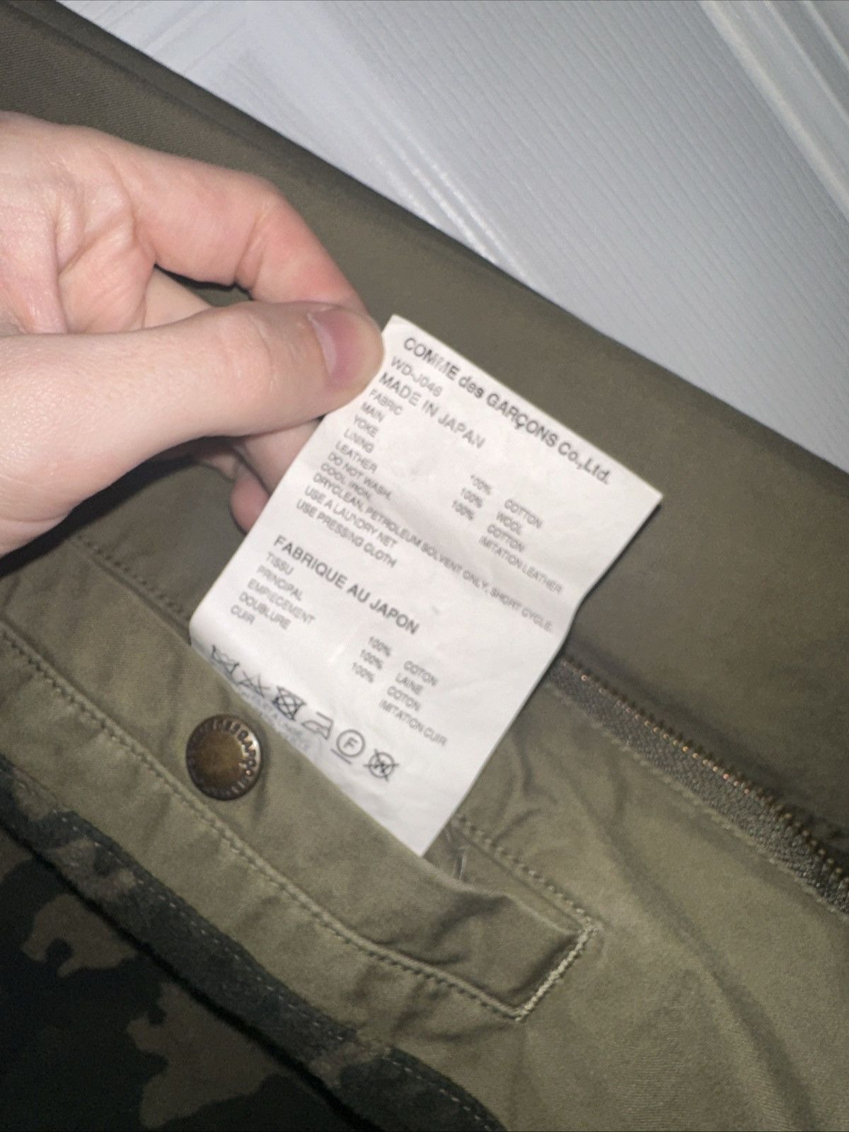 Junya Watanabe Junya watanabe cdg work coat fleece lined WD-J046 Size US S / EU 44-46 / 1 - 9 Thumbnail