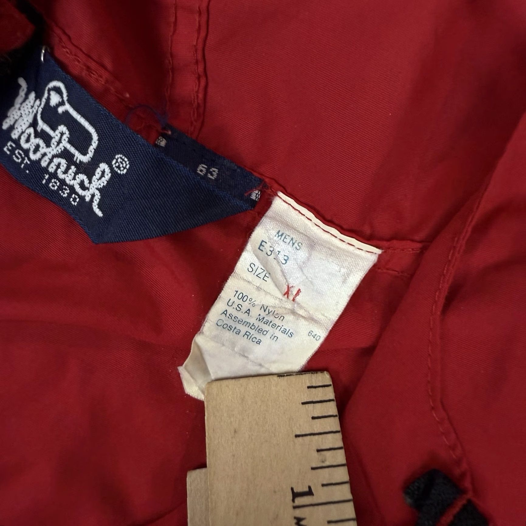 Vintage VINTAGE Woolrich Jacket Mens XL Red Hooded Lightweight Windbreaker Coat Size US XL / EU 56 / 4 - 4 Thumbnail