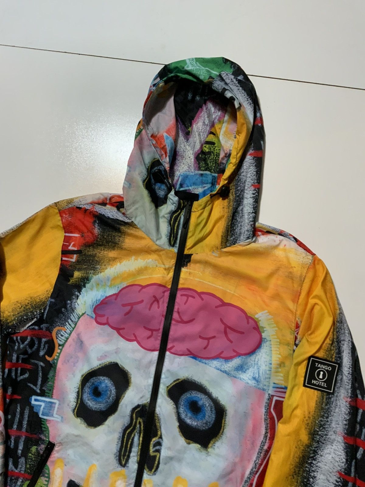 Other Tango Hotel I Want My Roses Skull Windbreaker Zip AOP Jacket Size US M / EU 48-50 / 2 - 3 Thumbnail