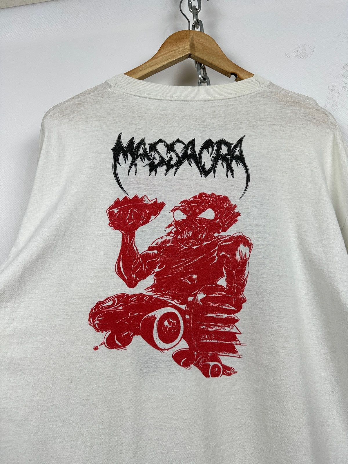 Band Tees Vintage Massacra Nearer From Death Metal Band T-Shirt Size US XXL / EU 58 / 5 - 15 Thumbnail