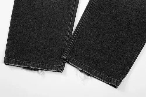 VIBE Baggy Washed Distressed Denim Jeans Size US 32 / EU 48 - 8 Thumbnail