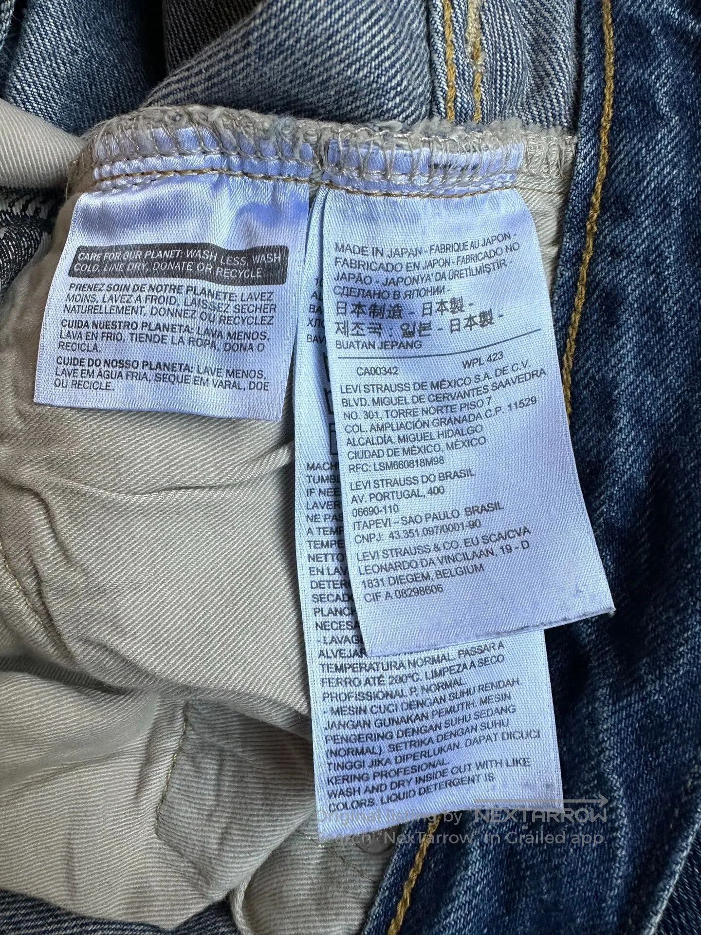Levi's Vintage Clothing levi's lvc 1954 501zxx vintage denim pants. Size US 30 / EU 46 - 9 Thumbnail