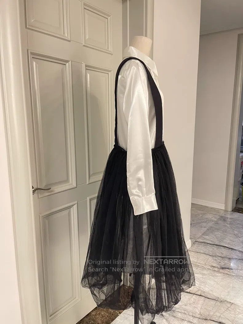 Comme des Garcons Comme des Garcons Black net strapless dress Size S / US 4 / IT 40 - 2 Thumbnail