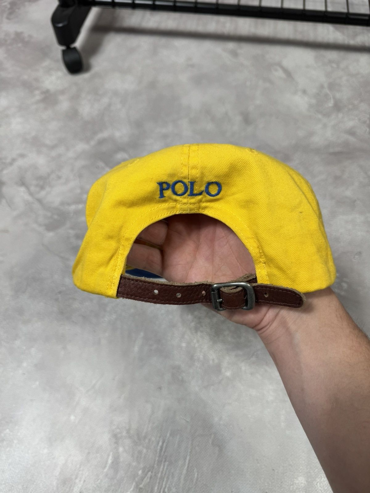 Vintage Vintage Polo Ralph Lauren Distressed Cap Size ONE SIZE - 9 Thumbnail