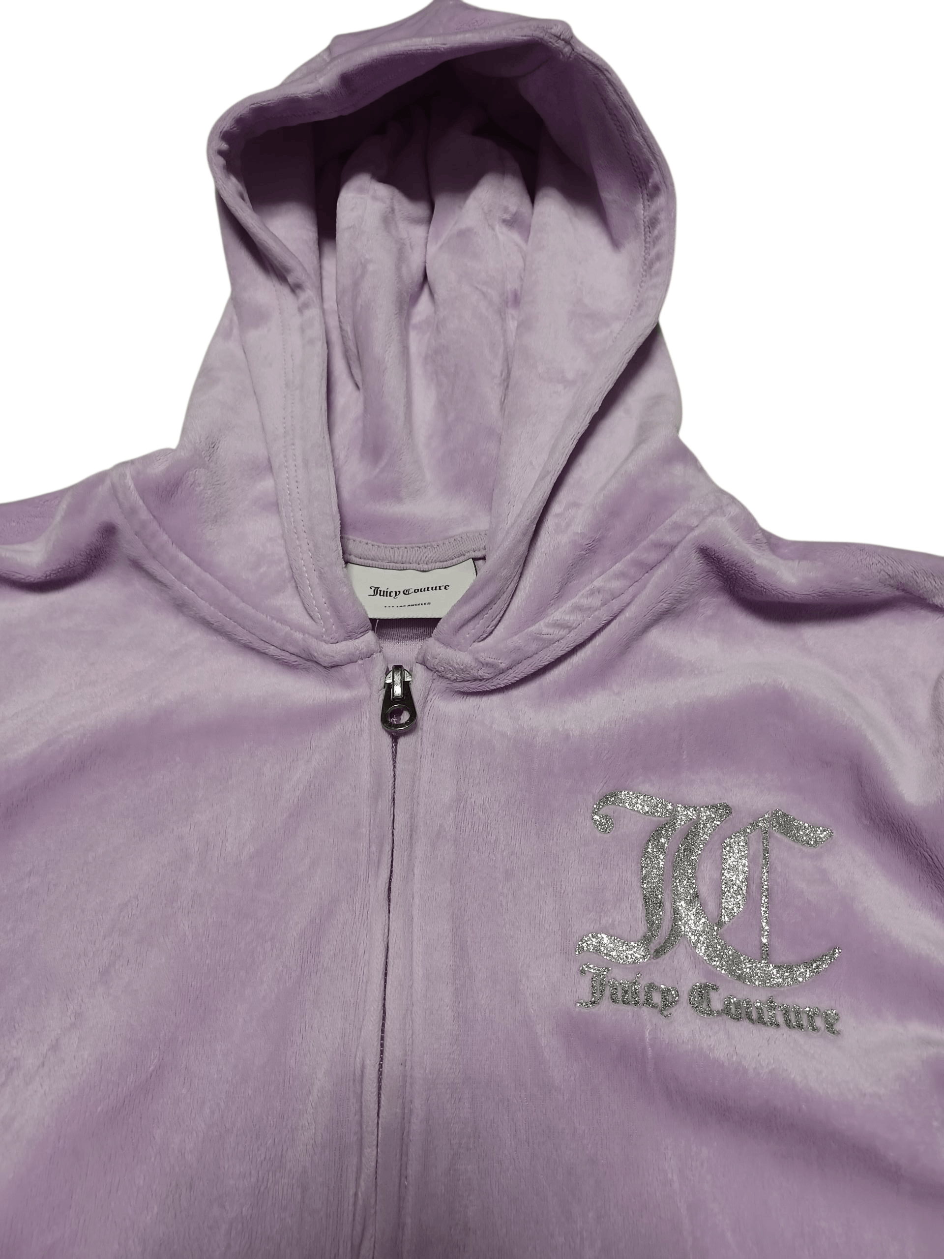 Juicy Couture JUICY COUTURE VELOUR BIGLOGO LADY`S ZIP HOODIE Size M / US 6-8 / IT 42-44 - 4 Thumbnail