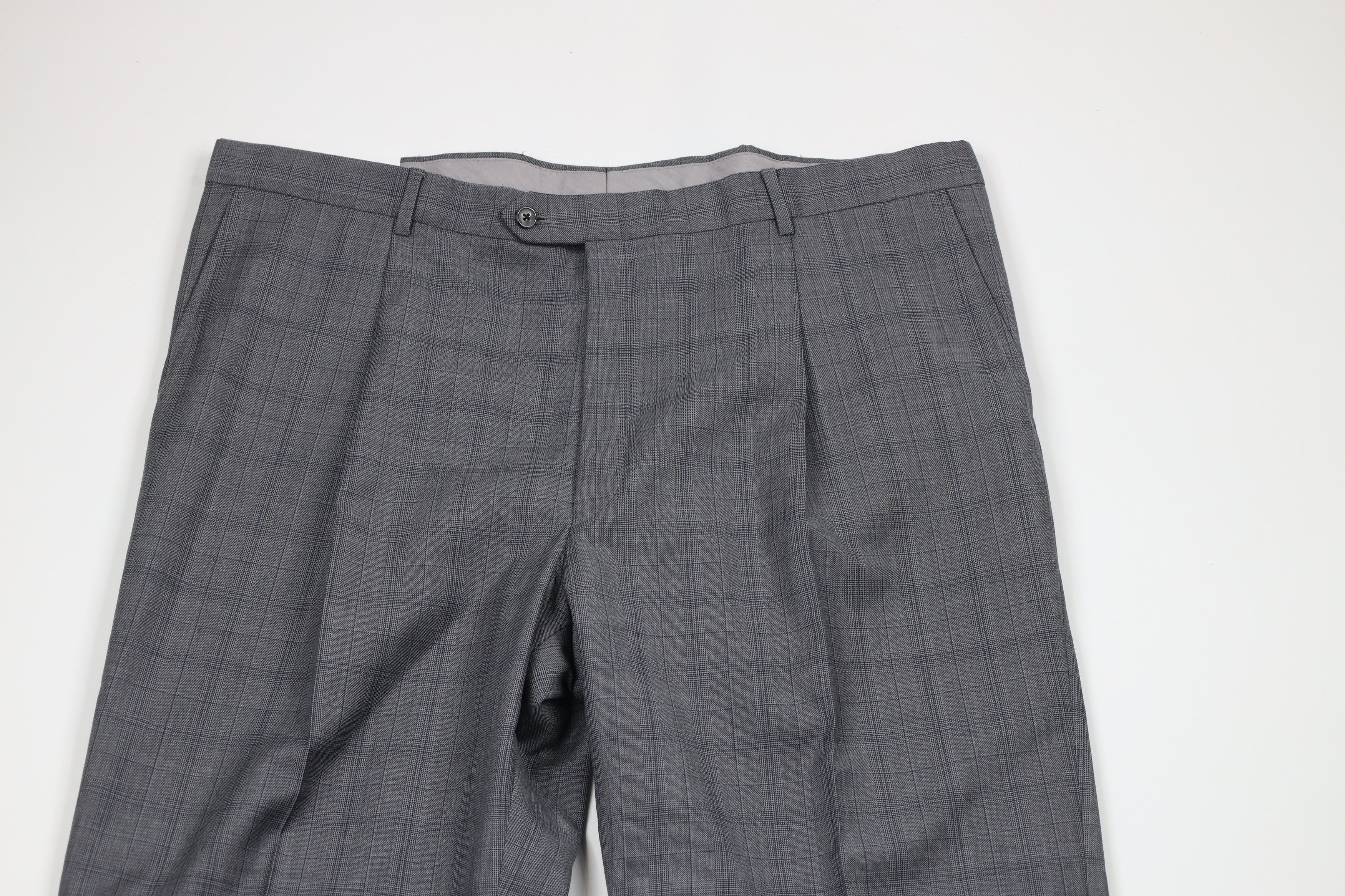Hart Schaffner Marx × Vintage Deadstock Vintage 90s Hart Schaffner Marx Wool Suit Pants Size US 42 / EU 58 - 2 Thumbnail