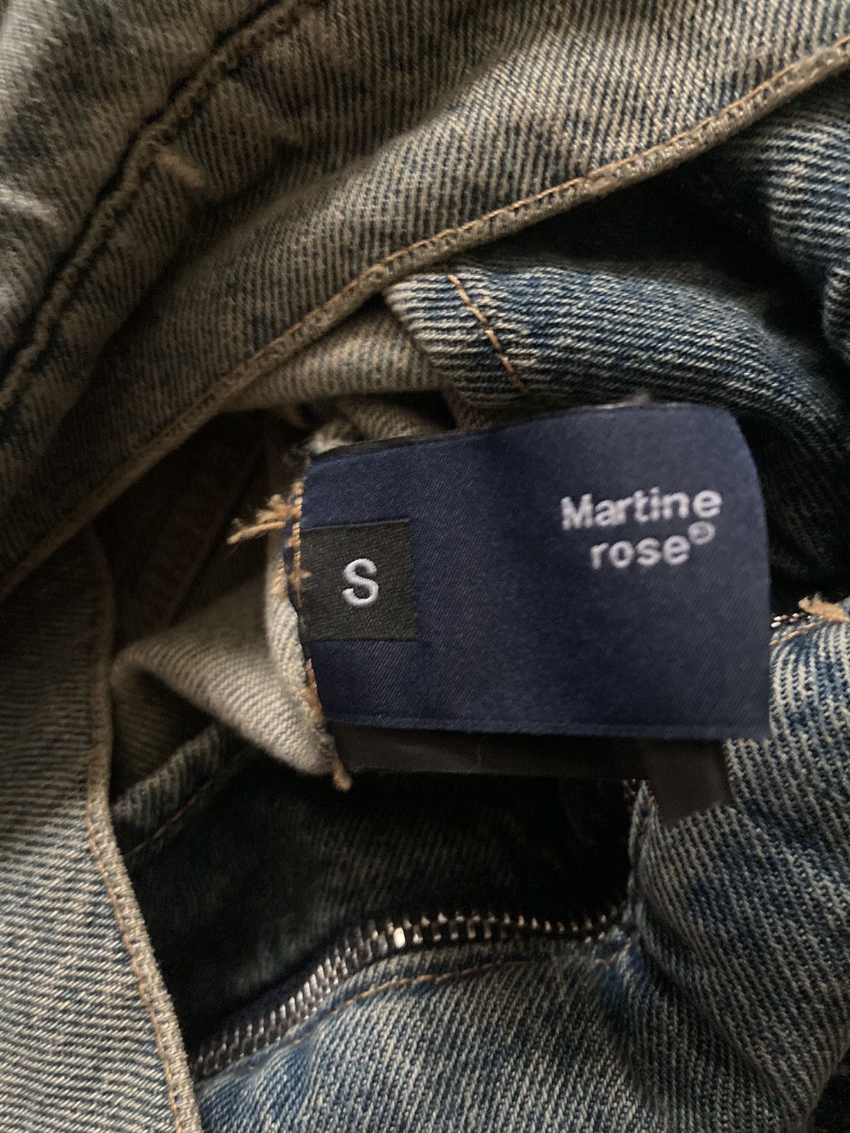 Martine Rose SS20 Martine Rose Leather Stripe Denim Reconstructed 2020 MR Size US S / EU 44-46 / 1 - 11 Thumbnail