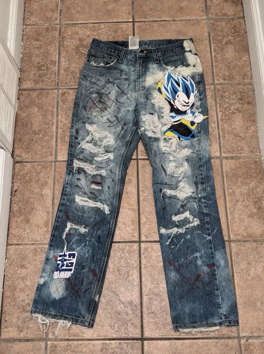 Carhartt DBZ Inspired Carhartt Custom Denim Dragon Ball Z Jeans Size US 32 / EU 48 - 1 Thumbnail