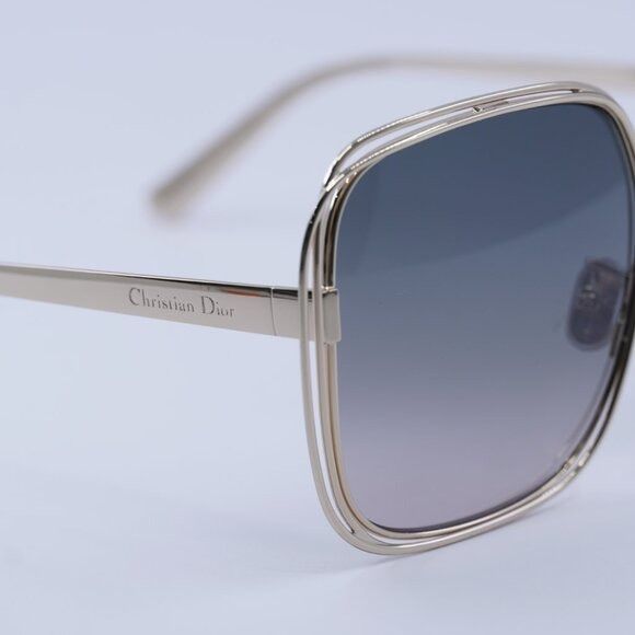 Dior 🕶️ New Dior DIORFILDIOR S1U D0AL Sunglasses - Gold Frame Size ONE SIZE - 6 Thumbnail