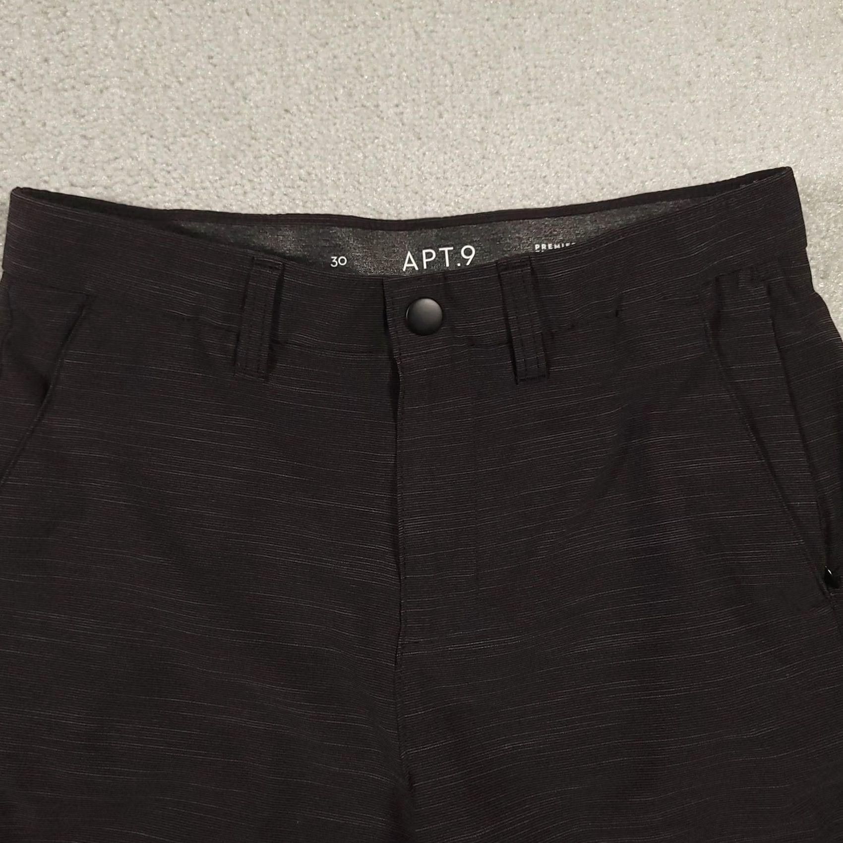 Apt. 9 Apt 9 Shorts Mens 30 Black Premier Flex Dress Golf Casual Stretch Chino Size US 30 / EU 46 - 3 Thumbnail