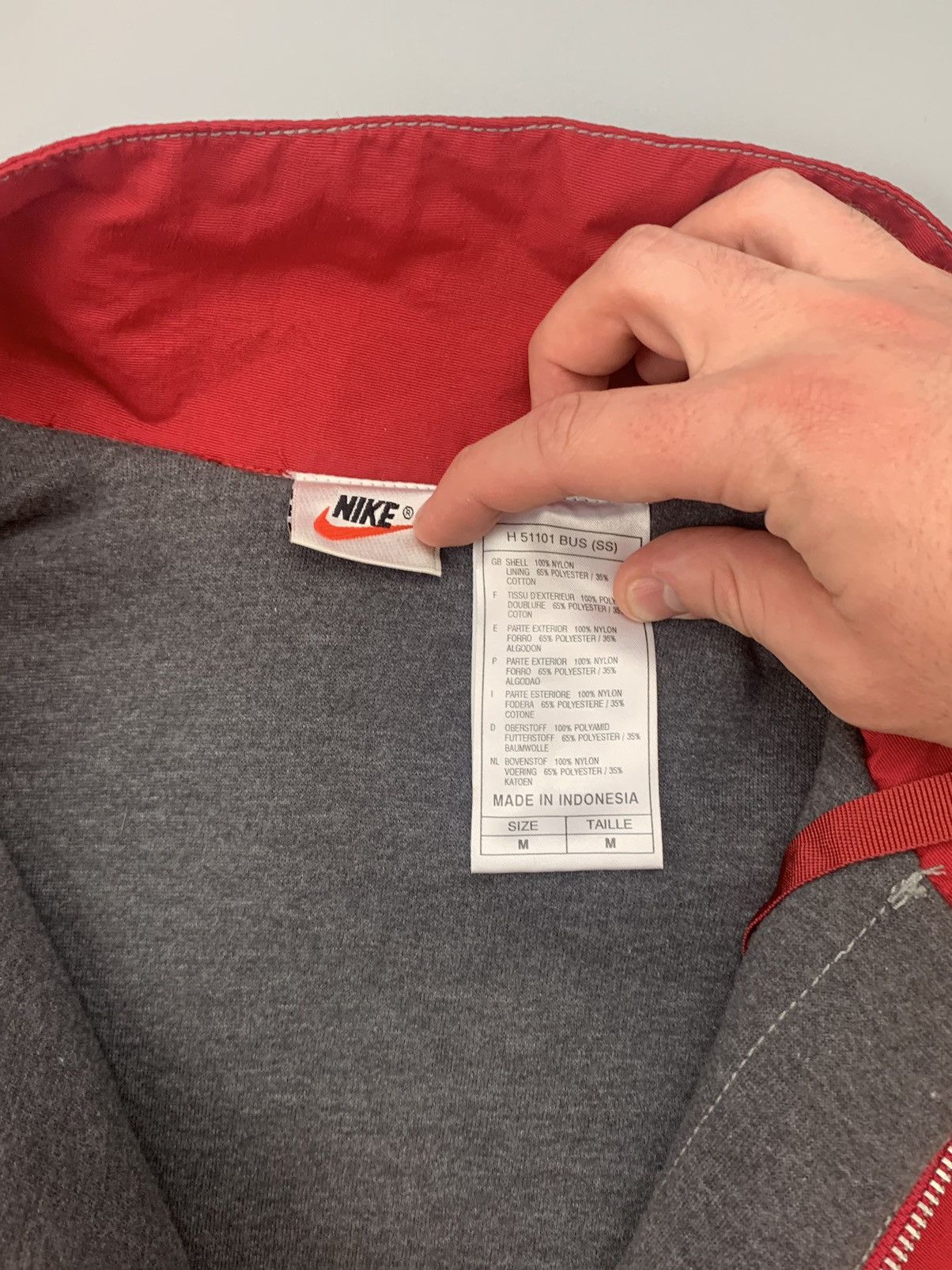 Nike × Vintage Cool Nike jacket with a large logo on the back Size US M / EU 48-50 / 2 - 8 Thumbnail