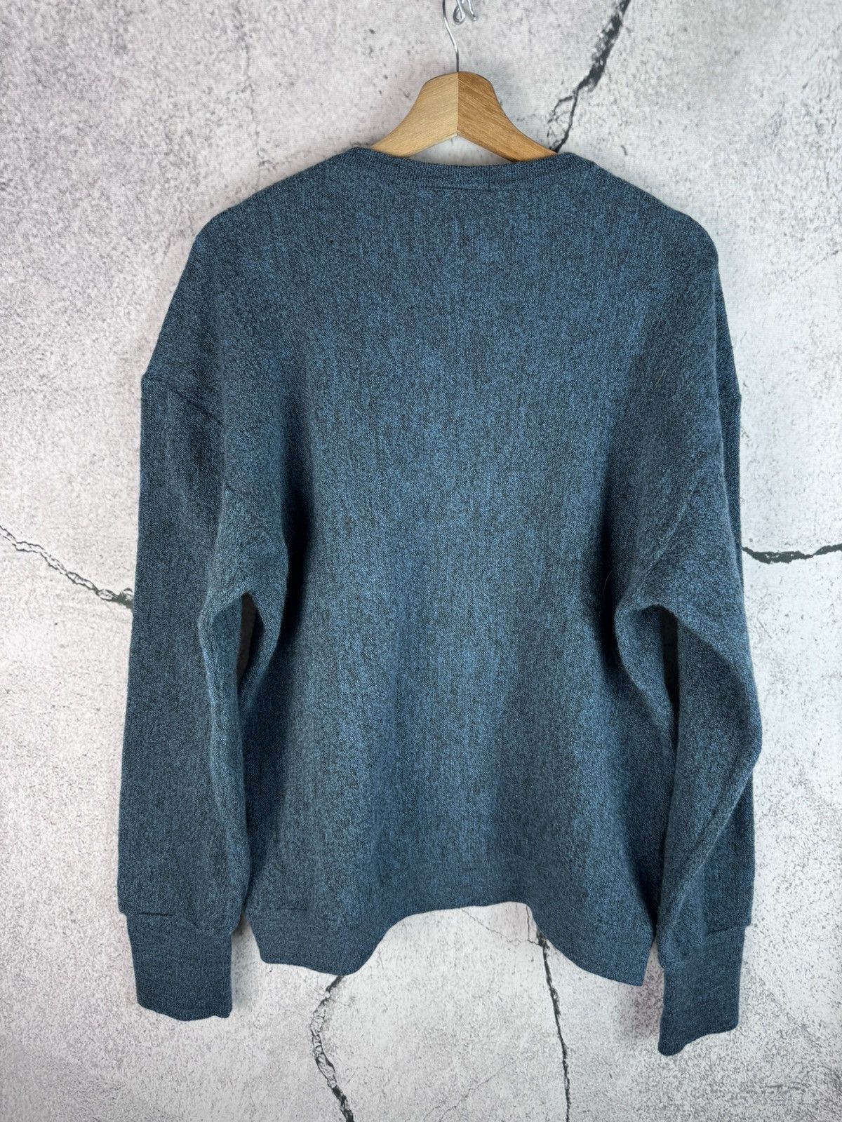 Lacoste Lacoste 90s Vintage Rare Sweater Navy Casual Hype Size US XL / EU 56 / 4 - 2 Thumbnail