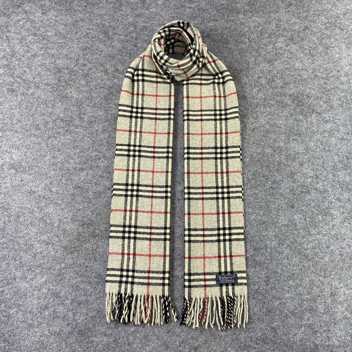 Burberry Burberry Wool Muffler / Scarf / Neckwear - T1238 Size ONE SIZE - 1 Thumbnail