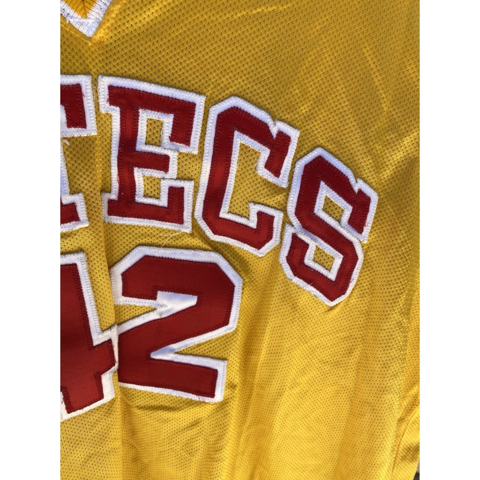 Vintage VINTAGE WA Goodman Sons Aztecs 42 Jersey Ladies Shirt XL LA Los Angeles V Neck Shirt Womens XL Aztecs 42 Jersey Size XL / US 12-14 / IT 48-50 - 6 Thumbnail